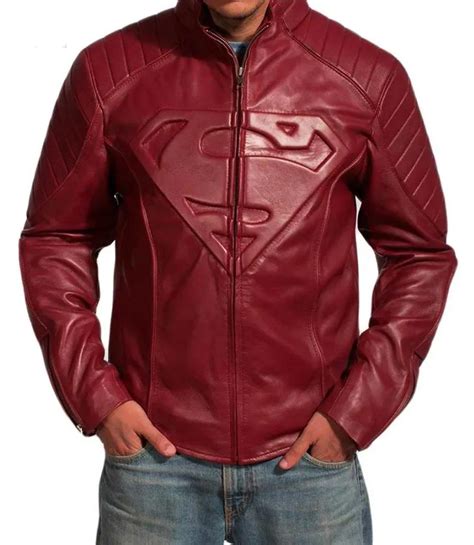 smallville red jacket replica|Smallville Red Leather Jacket .